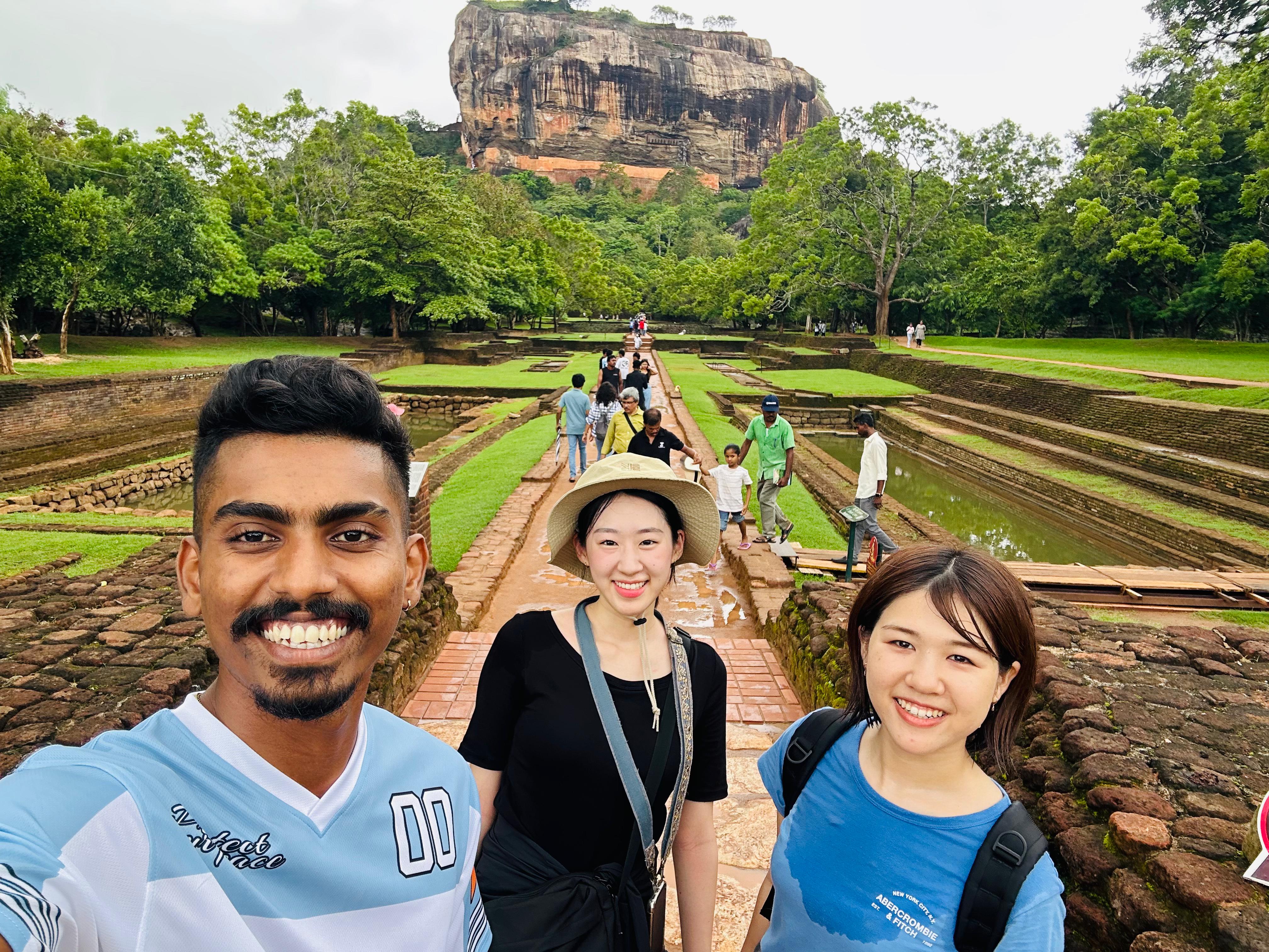 スリランカの世界遺産 シーギリヤロックの全景