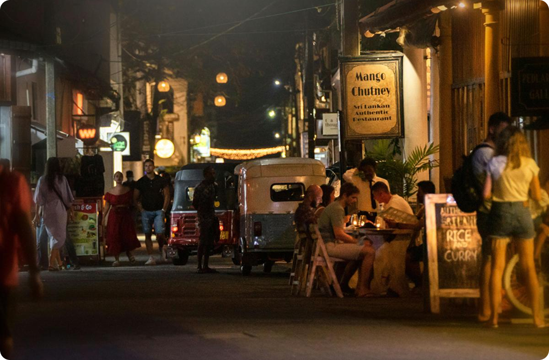 ウェリガマ ビーチ フリータイム レストラン スリランカ